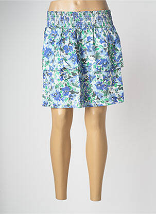 Jupe courte bleu GRACE & MILA femme