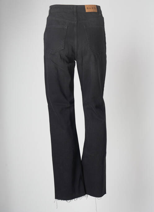 Jeans coupe droite noir NA-KD pour femme