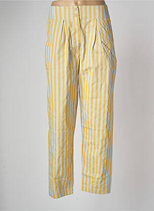 Pantalon droit jaune BOBO CHOSES femme