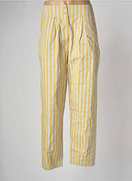 Pantalon droit jaune BOBO CHOSES femme