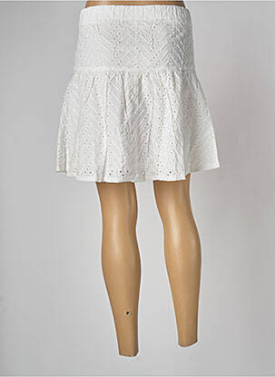 Jupe courte blanc GRACE & MILA femme