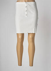 Jupe courte blanc NA-KD pour femme seconde vue