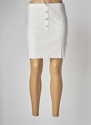 Jupe courte blanc NA-KD pour femme
