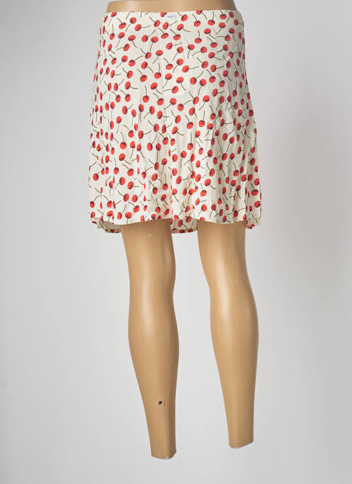 Jupe courte beige OBEY pour femme