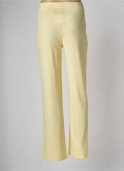 Pantalon droit jaune NA-KD pour femme seconde vue