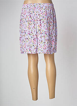 Jupe courte violet GRACE & MILA femme