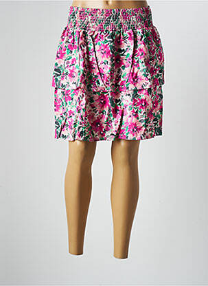 Jupe courte rose GRACE & MILA femme