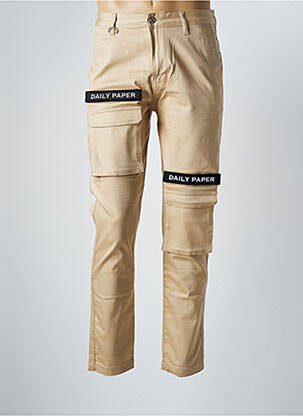 Pantalon cargo beige DAILY PAPER pour homme
