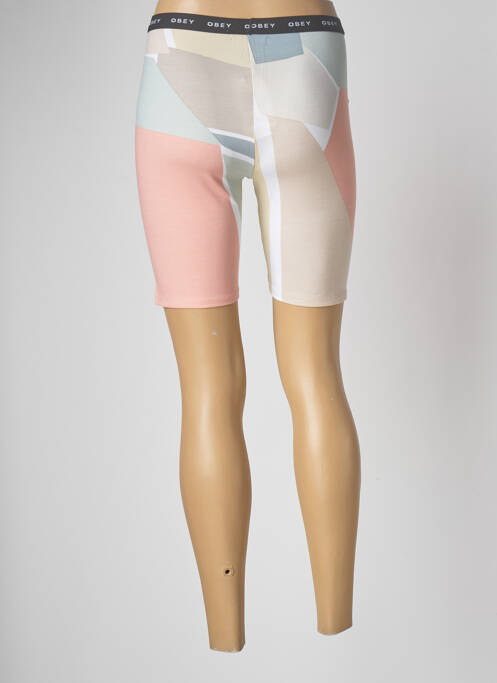 Short orange OBEY pour femme