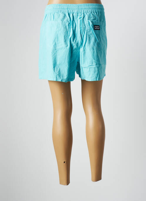 Short bleu OBEY pour femme