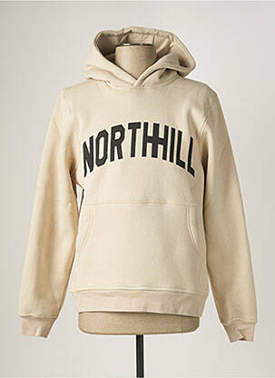 Sweat-shirt beige NORTH HILL pour homme
