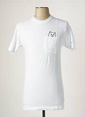 T-shirt blanc RIPNDIP pour homme seconde vue