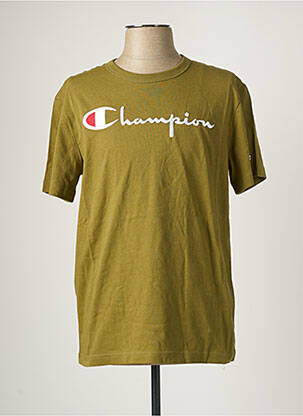 T-shirt kaki CHAMPION homme