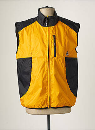 Gilet sans manche jaune HUF homme