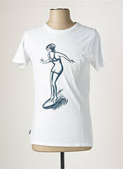 T-shirt blanc STEPART pour homme seconde vue