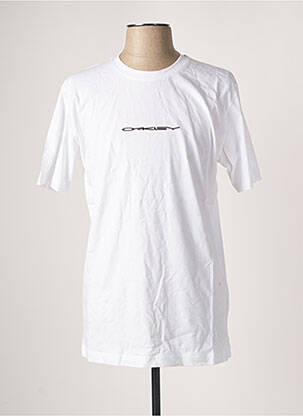 T-shirt blanc OAKLEY pour homme