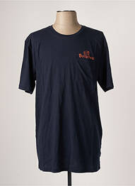 T-shirt bleu BRIXTON homme