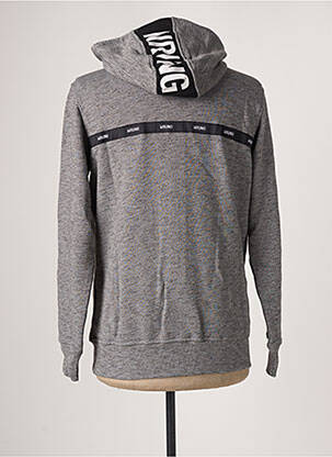 Sweat-shirt gris WRUNG homme
