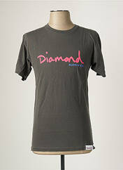T-shirt noir DIAMOND SUPPLY CO pour homme seconde vue
