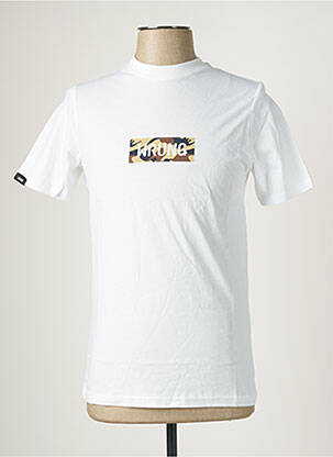 T-shirt blanc WRUNG pour homme