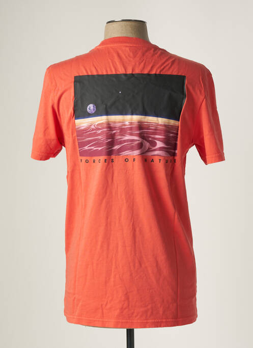 T-shirt orange ELEMENT pour homme