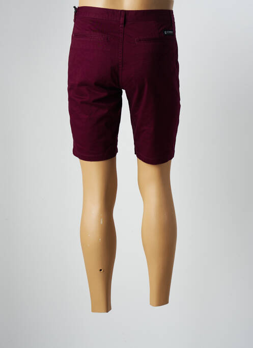 Bermuda rouge ELEMENT pour homme