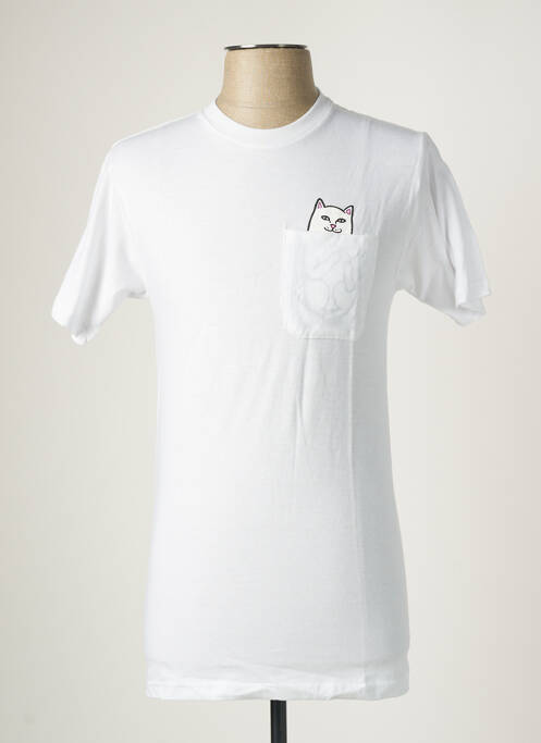 T-shirt blanc RIPNDIP pour homme