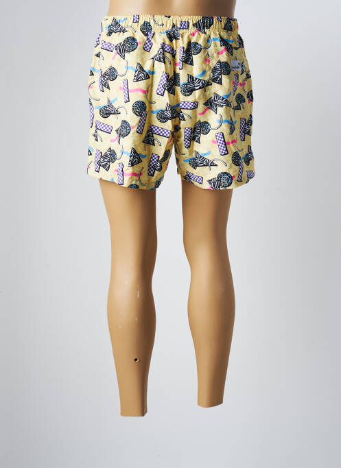 Short de bain jaune BOARDIES homme