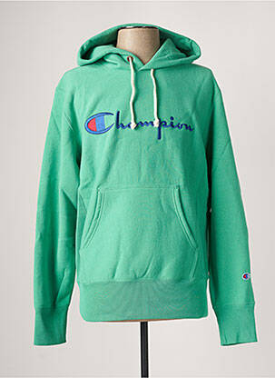 Sweat-shirt vert CHAMPION homme