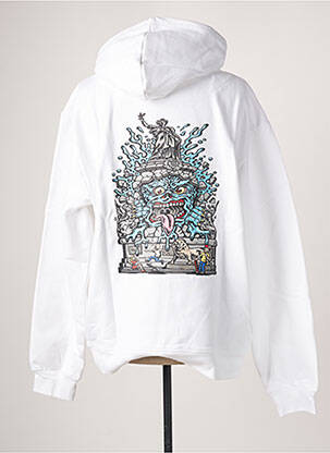 Sweat-shirt blanc WASTED PARIS homme