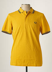 Polo jaune FRED PERRY pour homme seconde vue