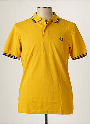 Polo jaune FRED PERRY pour homme