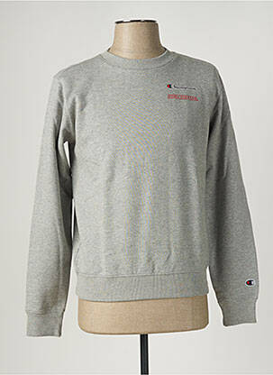 Sweat-shirt gris CHAMPION femme
