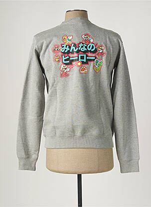 Sweat-shirt gris CHAMPION femme