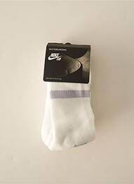 Chaussettes blanc NIKE homme