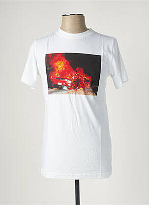 T-shirt blanc WASTED PARIS pour homme