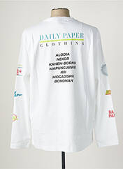 T-shirt blanc DAILY PAPER pour homme seconde vue