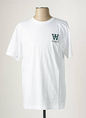 T-shirt blanc WOOD WOOD pour homme