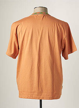 T-shirt orange OBEY homme