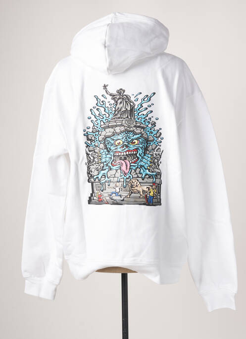 Sweat-shirt blanc WASTED PARIS homme