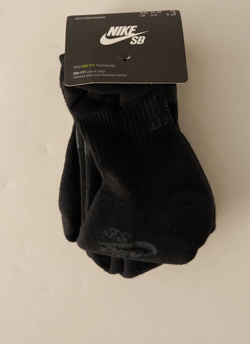 Chaussettes noir NIKE pour homme