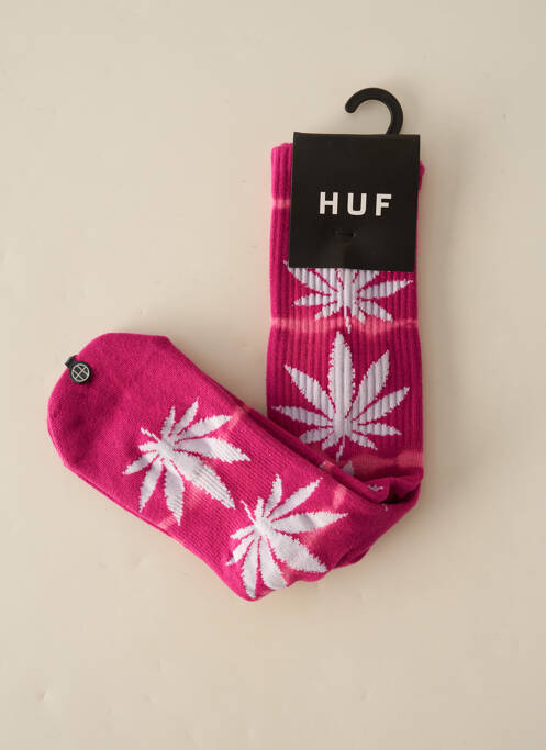 Chaussettes rose HUF pour homme