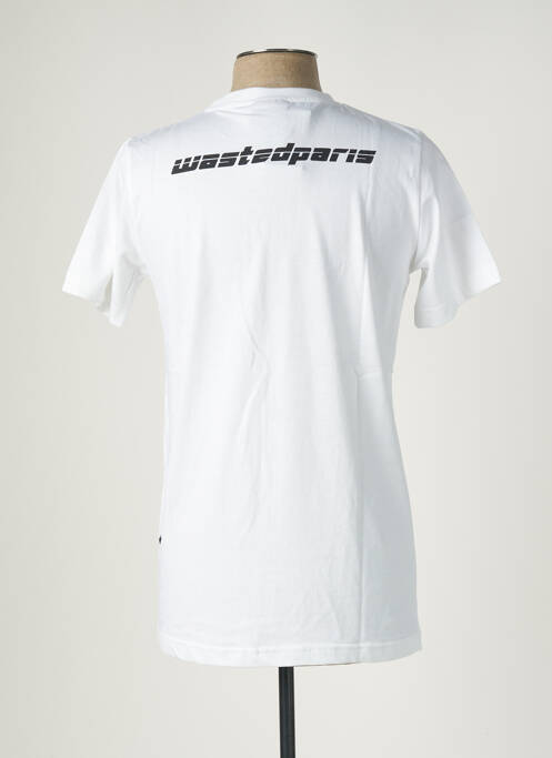 T-shirt blanc WASTED PARIS pour homme