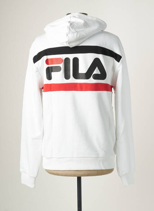 Sweat-shirt blanc FILA pour homme