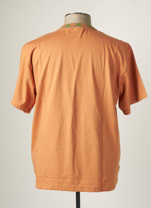 T-shirt orange OBEY pour homme
