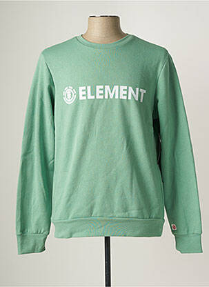 Sweat-shirt vert ELEMENT pour homme