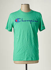 T-shirt vert CHAMPION pour homme seconde vue