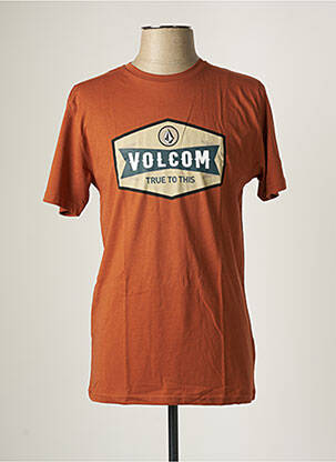 T-shirt orange VOLCOM pour homme