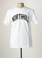 T-shirt blanc NORTH HILL pour homme seconde vue