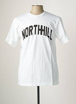 T-shirt blanc NORTH HILL pour homme